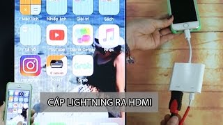 Cáp lightning iphone ra HDMI truyền tín hiệu hình ảnh [upl. by Ayekim]