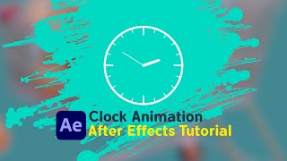 Clock Animation in After Effects Tutorial [upl. by Yrailih]