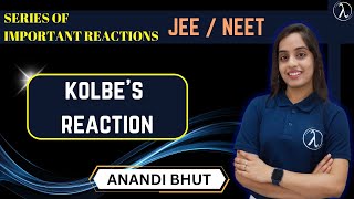 Kolbe’s reaction class12  JEENEET  Anandi maam  ARIES [upl. by Risser]