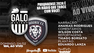 GALO MARINGÁ X CIANORTE  PALMEIRAS X SÃO PAULO  AO VIVO  PINGA FOGO FM [upl. by Blackstock]