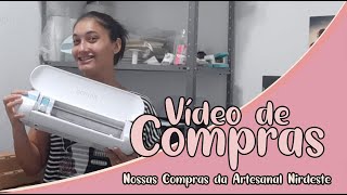 Vídeo das Compras que fizemos na Artesanal Nordeste feira compras atelier [upl. by Argela]