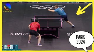 Fan Zhendong vs Truls Moregard  Mens Team Final  China vs Sweden  Paris Olympics 2024 [upl. by Goldia603]