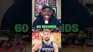 Domantas Sabonis has 60 seconds to impress me [upl. by Suoilenroc398]