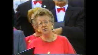 Ebbw Vale Operatic Society at Garden Festival Wales 1992 [upl. by Kinnie]