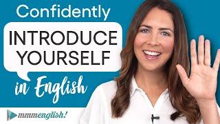 Tell me about yourself Introduce yourself in English with EASE [upl. by Imogen]