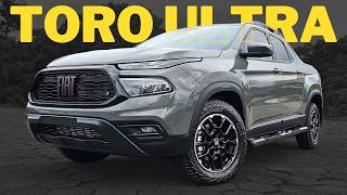 Fiat Toro Ultra 2024 jantou RAMPAGE e MAVERICK no preço essa é a melhor versão o que mudou [upl. by Haodnanehs]