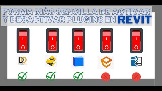 La manera más sencilla y rápida de activar y desactivar PLUGINS en REVIT  BIMdesign Consulting [upl. by Garek408]