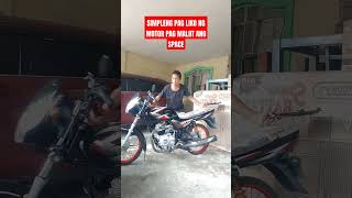 SIMPLENG PAG LIKO NG MOTOR PAG MALIIT LANG ANG SPACE BASIC fypyoutube shortvideo fypシ゚viral fyp [upl. by Calabrese]