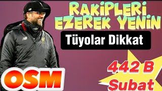 Osm 2024 Taktik 442 B Şubat Efsane TAKTİK Online Soccer Manager 2024 Tactics New 442 B [upl. by Airdnoed]