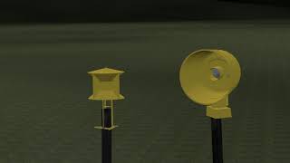 Federal Signal SD10 amp ACA P50 siren test gmod pac3 [upl. by Darian]