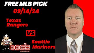 MLB Picks and Predictions  Texas Rangers vs Seattle Mariners 91424 Free Best Bets amp Odds [upl. by Haines]