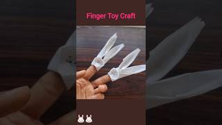 Finger Toy Craft  craft shorts [upl. by Lrae295]