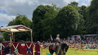 Medieval Scotland Spectacular Jousting 2024  Saturday 29th of June the First Day [upl. by Llereg]