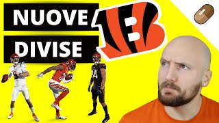 Nuove DIVISE  Cincinnati BENGALS TOP o FLOP [upl. by Neelhtakyram]