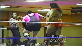 AllPro Wrestling February 27th 1992  Houston Texas  TUGBOAT TAYLOR vs GARY quotHOGGquot YOUNG wAC [upl. by Jena312]