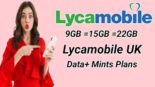 Lyca mobile internet Plans lycamobile data plan [upl. by Anileh762]