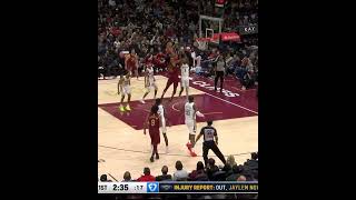 112024 Jarrett Allen Poster Vs Pelicans nba nbahighlights nbavideos shorts basketball espn [upl. by Tebzil886]