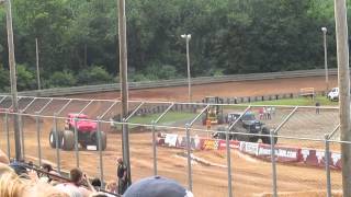 Hagerstown MD Monster Jam 2013  Sunday Racing [upl. by Aihsekyw]