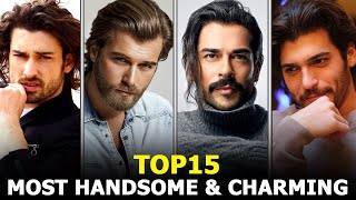 List of Top 15 Most Handsome and Charming Turkish Actors of 2022 [upl. by Akenat540]