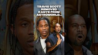 This is How Travis Scott REMOVED Kanye’s Verse From ASTROWORLD‼️👀 shorts kanyewest travisscott [upl. by Abil]