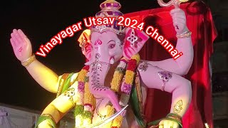 vinayagar oorvalam 2024  chennai triplicane ganesha pillaiyaar [upl. by Justina]