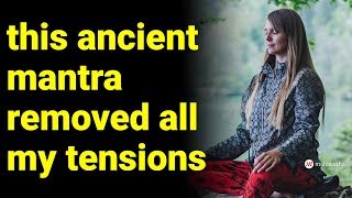 INDIAN Mantra For Peace Of Mind Prosperity and Joy ANCIENT VEDIC SHANTI MANTRA [upl. by Alilak]