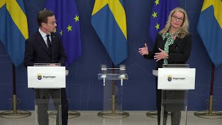 Statsministern och skolministern presenterar nyheter om svensk förskola [upl. by Alamat]