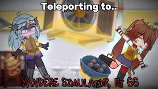 🔪  Pt 66 Teleporting to Yandere simulator  itsfunneh  yanderesimulator  ✨ [upl. by Eibbor]