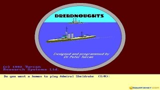 Dreadnoughts gameplay PC Game 1992 [upl. by Lucretia]