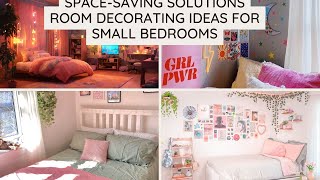 Space Saving Solutions Room Decorating Ideas for Small Bedrooms [upl. by Malan]