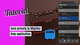 GUITAR 2 Mightier Amp how to save presets into library [upl. by Karola738]