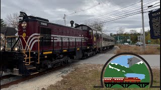 Granite State Scenic Railroad 1186 a locomotive what hasn’t ran out of Meredith NH in 10 years [upl. by Asseralc59]