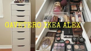 GAVETERO ALEX IKEAORGANIZADOR MAQUILLAJES DEBBDIARIES [upl. by Ornie]