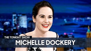 Michelle Dockery Dishes on Downton Abbey Fans and Downton Abbey A New Era  The Tonight Show [upl. by Alvera]