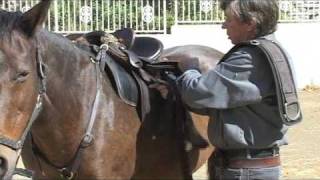 How To Do A Tackaberry Cinch Australian Stock Horse Saddle Company [upl. by Claus921]