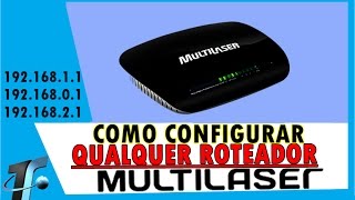 Como Configurar Roteador  Multilaser RE024 – Canal TF [upl. by Berg]