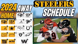 Pittsburgh Steelers FAN Reaction To the Steelers 2024 Schedule [upl. by Lateh107]