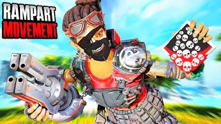 DESTROYING Battle Royale con CONTROLL apex community rampart [upl. by Joacimah]