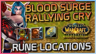 Best Phase 2 Warrior Runes Blood Surge and Rallying Cry Guide [upl. by Ulrika]