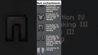 Best enchantments minecraft [upl. by Lynsey860]