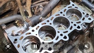 Chevrolet Beat petrol head gasket replace [upl. by Arrec]