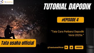 Tata Cara Perbarui Dapodik Versi 2025a [upl. by Ai]