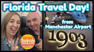 Travel Day to Orlando Florida  Manchester Airport to Melbourne  Tui  Endless Summer Dockside [upl. by Neufer]