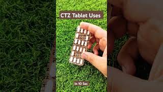 CTZ 10 mg tablet Uses Best Anti Allergy Tablet Drug ctz medical medicine medicineinformation [upl. by Eromle809]