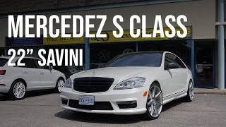 2013 Mercedes Benz S65 AMG 22quot Savini BM10 done by PREMIERTIRECA 9058567467 [upl. by Lance]