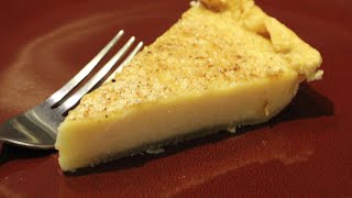 SIMPLE CUSTARD PIE RECIPE BEST OLD FASHION CUSTARD PIE RECIPE  CHERYLS HOME COOKING [upl. by Arielle614]