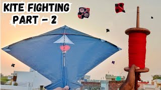 Challenging kite Fighting part  2  kite flying  kite fighting video [upl. by Hedi327]