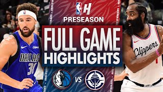 Dallas Mavericks vs Los Angeles Clippers  Full Game Highlights  October 14 2024 NBA Preseason [upl. by Roque198]