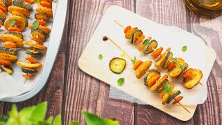 100 SPIEDINI di verdure  Vegetable Skewers [upl. by Fortune]