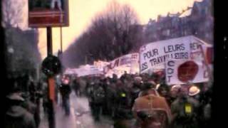 Grève générale manifestation à Metz dans les années 1970 [upl. by Olinde34]